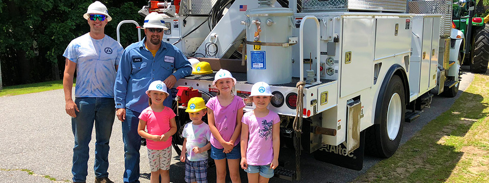 AMLP with kids at Stevens Memorial Library